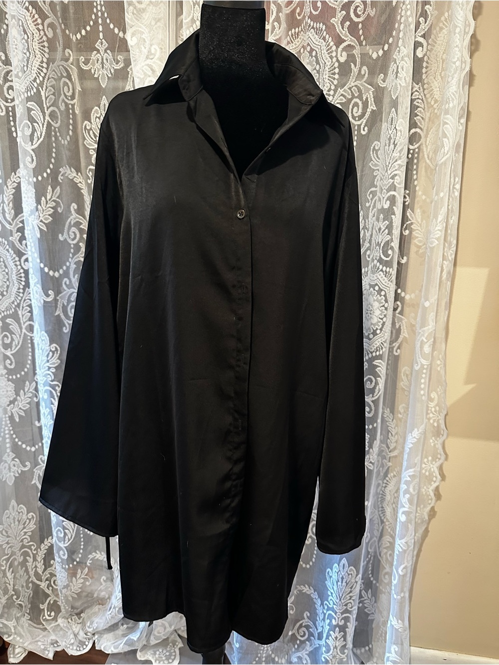Classic Black Button-Up Shirt